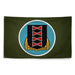 484th Bombardment Group Military Green Wall Flag Tactically Acquired   