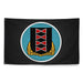 484th Bombardment Group Emblem Black Wall Flag Tactically Acquired   