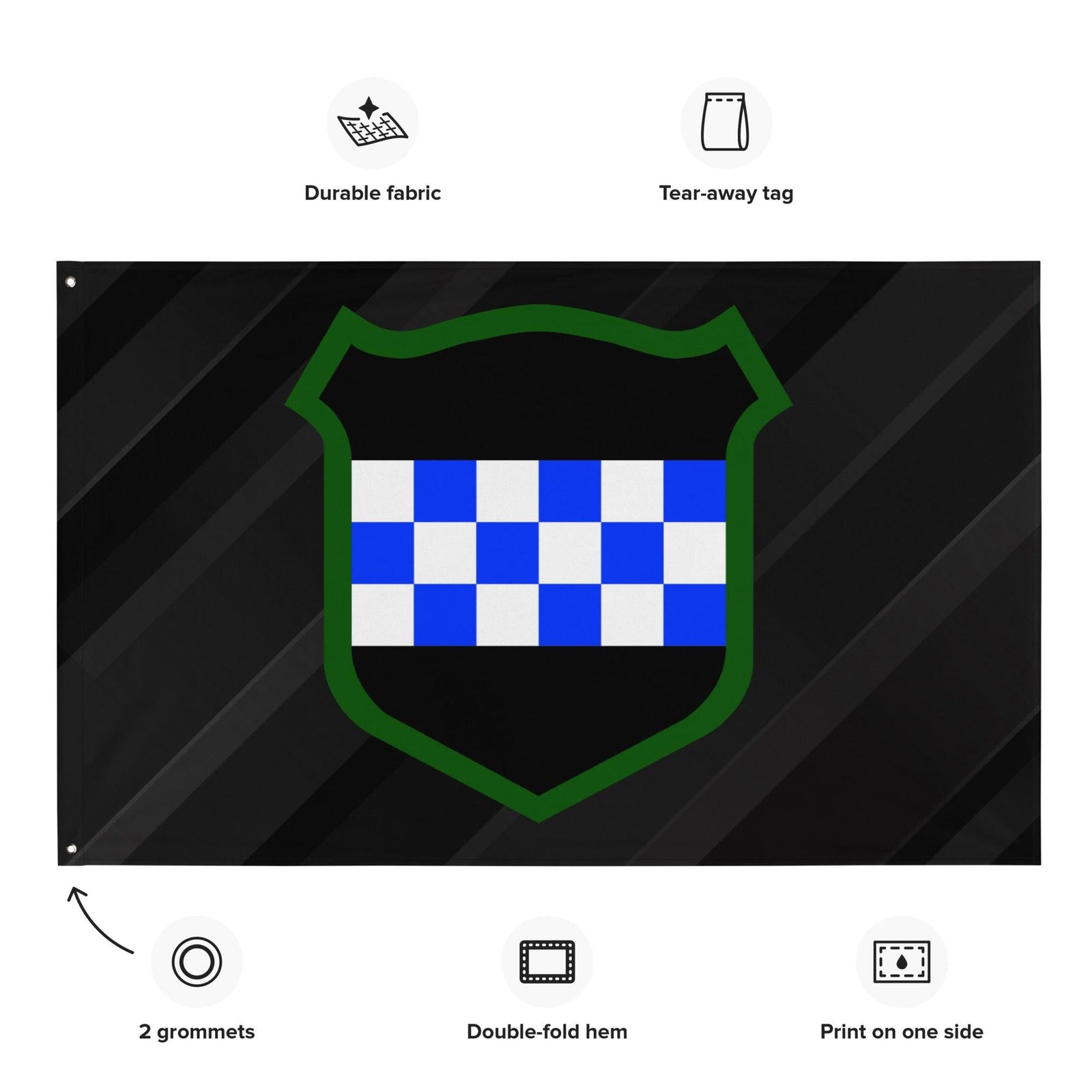 U.S. Army 99th Infantry Division Black Flag Tactically Acquired   