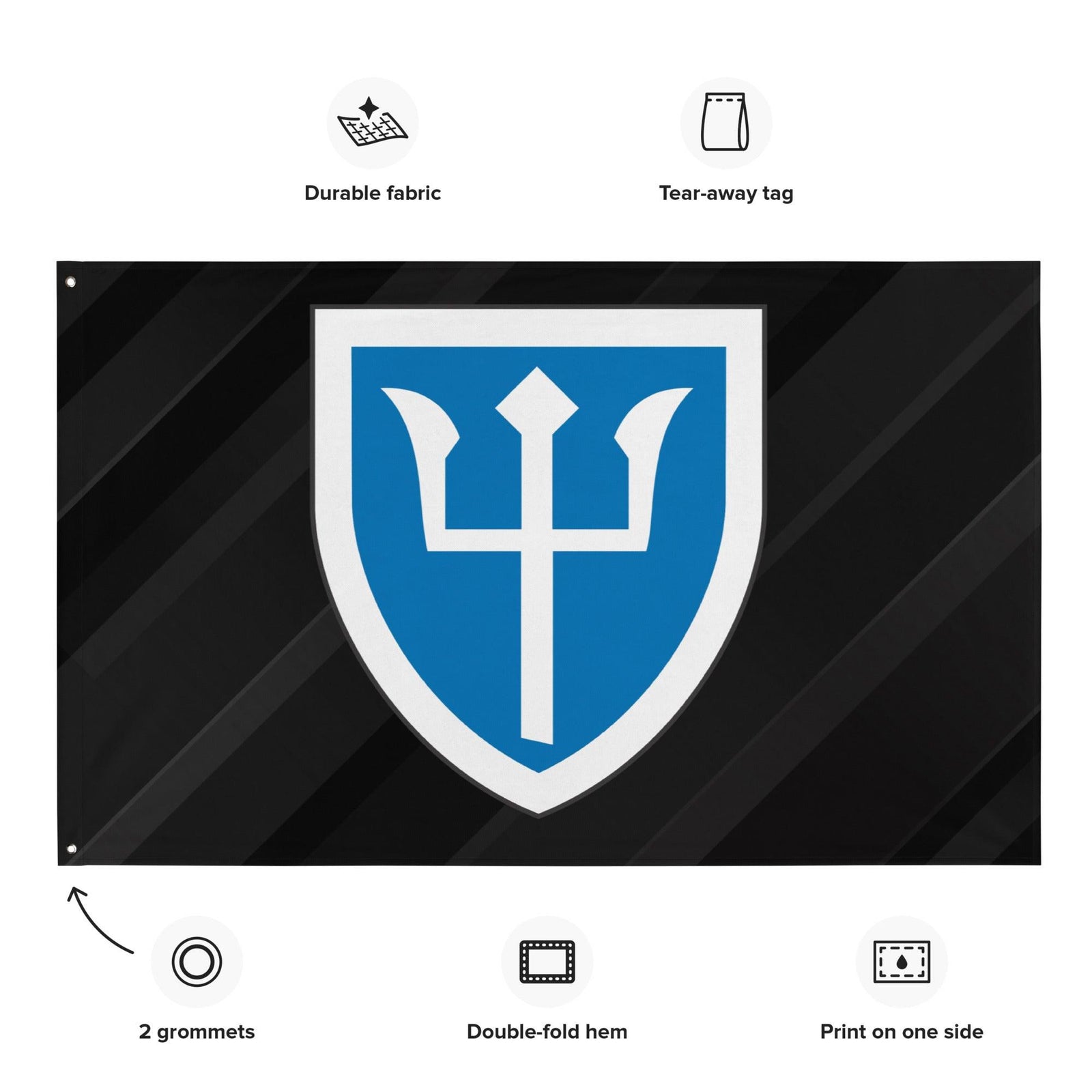 U.S. Army 97th Infantry Division Black Flag Tactically Acquired   