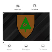 U.S. Army 91st Infantry Division Black Flag Tactically Acquired   