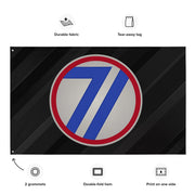 U.S. Army 71st Infantry Division Black Flag Tactically Acquired   