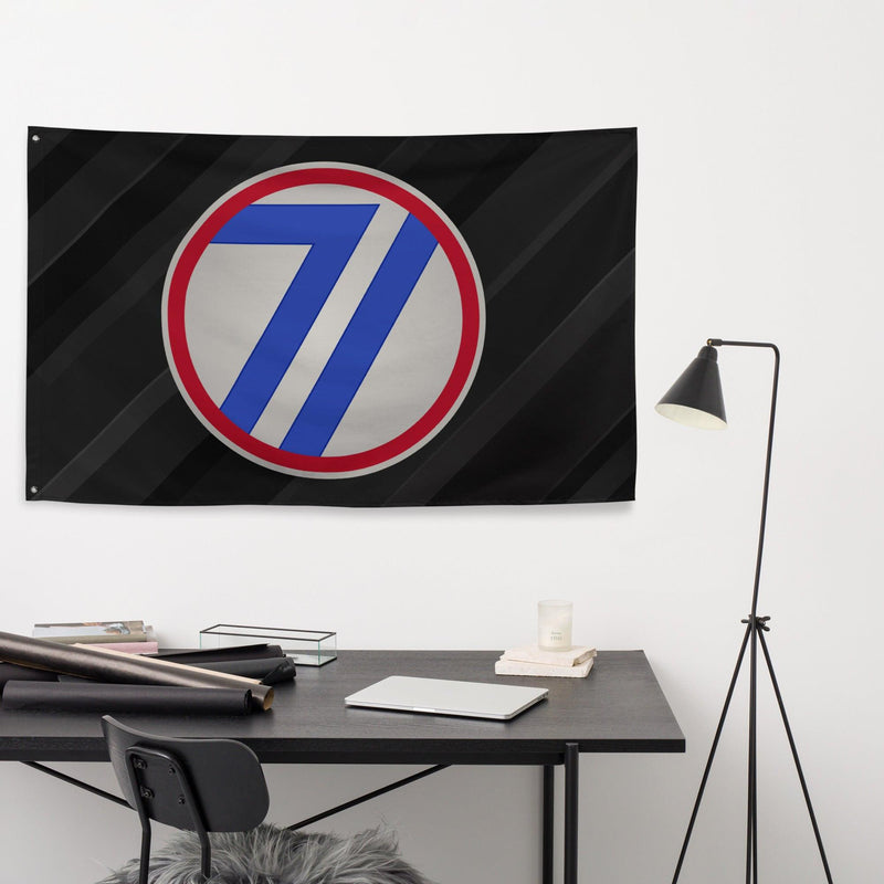 U.S. Army 71st Infantry Division Black Flag