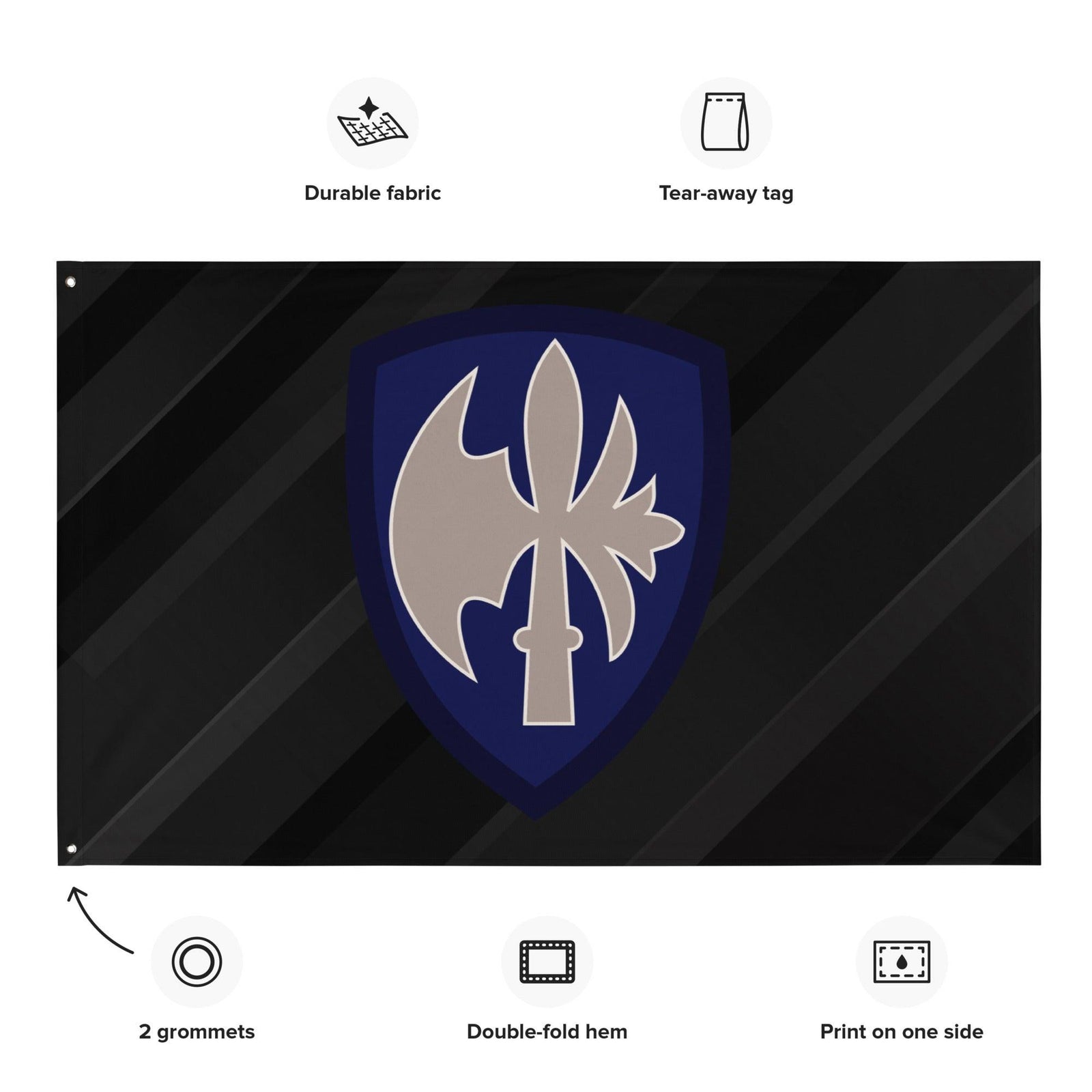 U.S. Army 65th Infantry Division Black Flag Tactically Acquired   