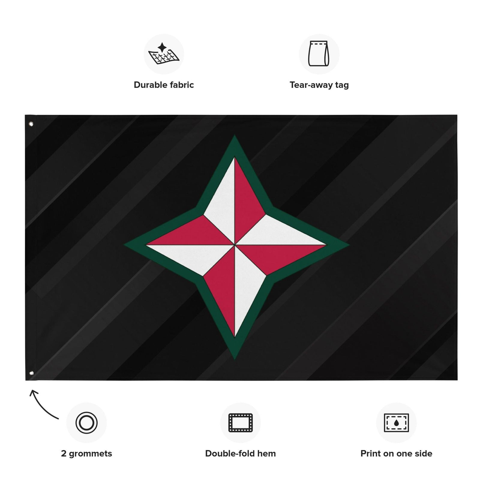 U.S. Army 48th Infantry Division Black Flag Tactically Acquired   