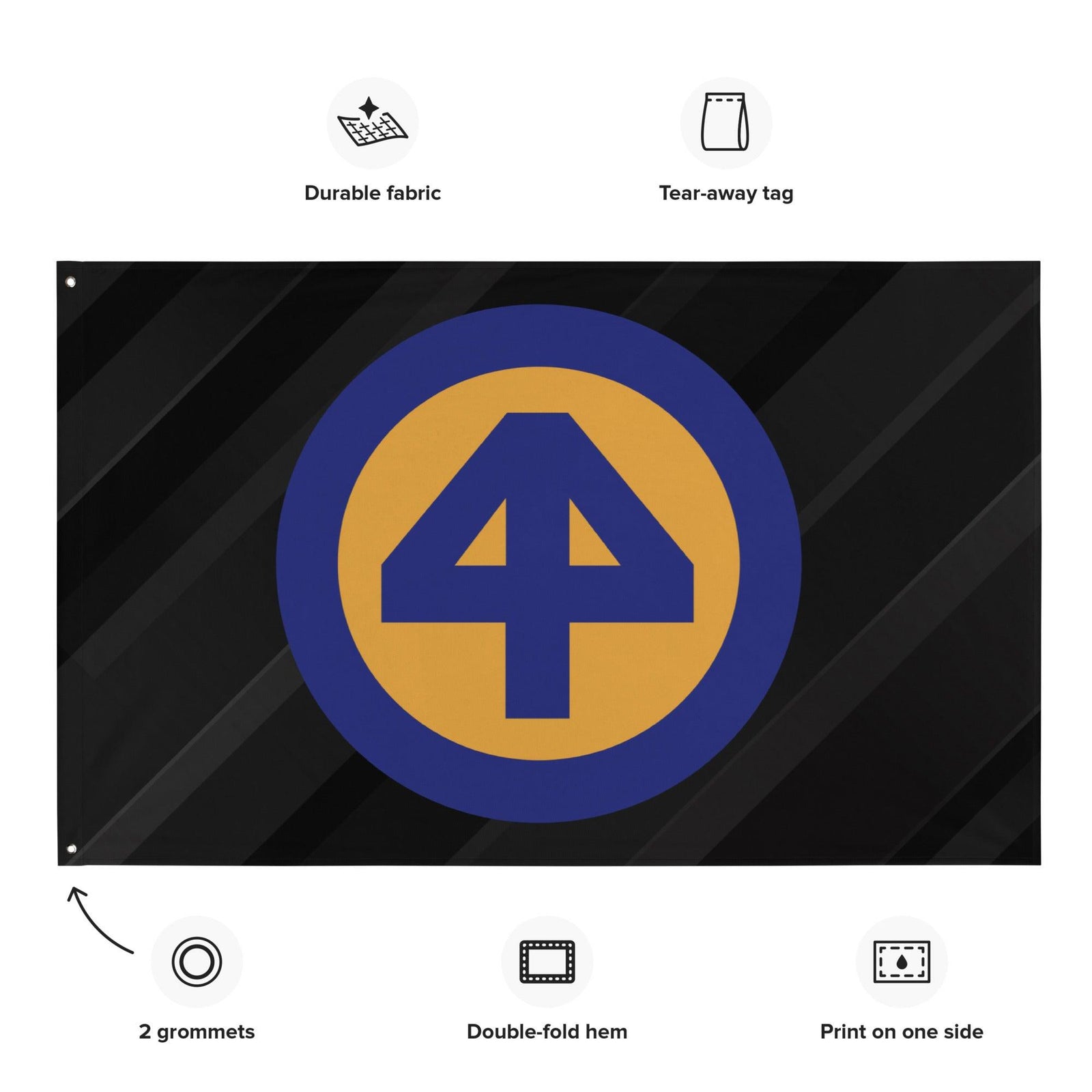 U.S. Army 44th Infantry Division Black Flag Tactically Acquired   