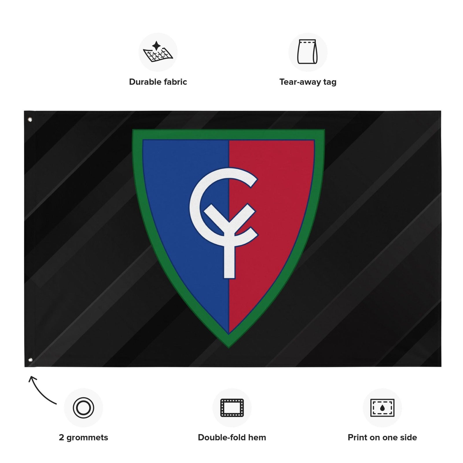 U.S. Army 38th Infantry Division Black Flag Tactically Acquired   