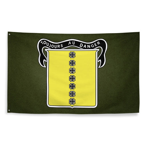 17th Bomb Group WW2 Military Green Flag Tactically Acquired   