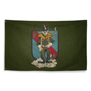 5th Bomb Group WW2 Military Green Flag Tactically Acquired   