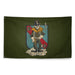 5th Bomb Group WW2 Military Green Flag Tactically Acquired   