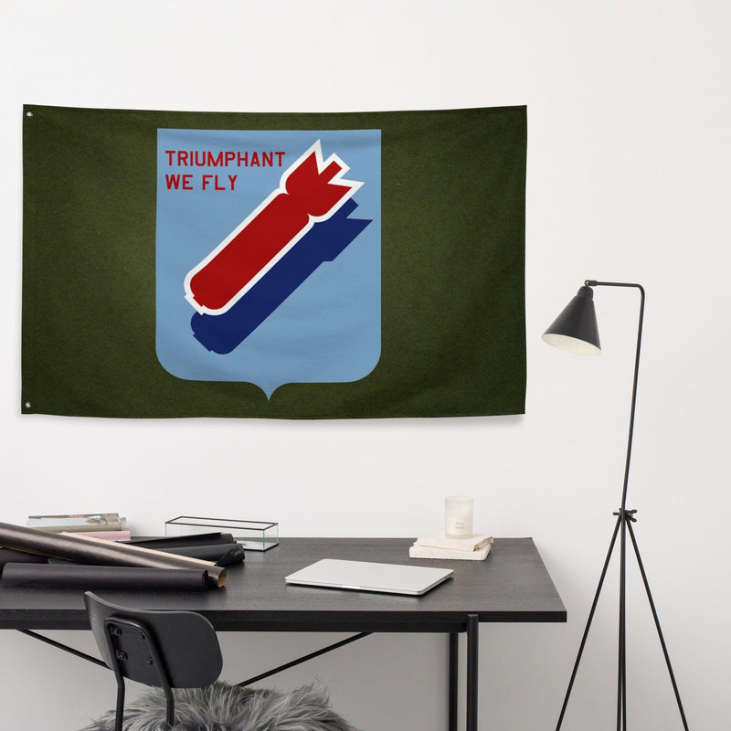381st Bomb Group (Heavy) Military Green Flag