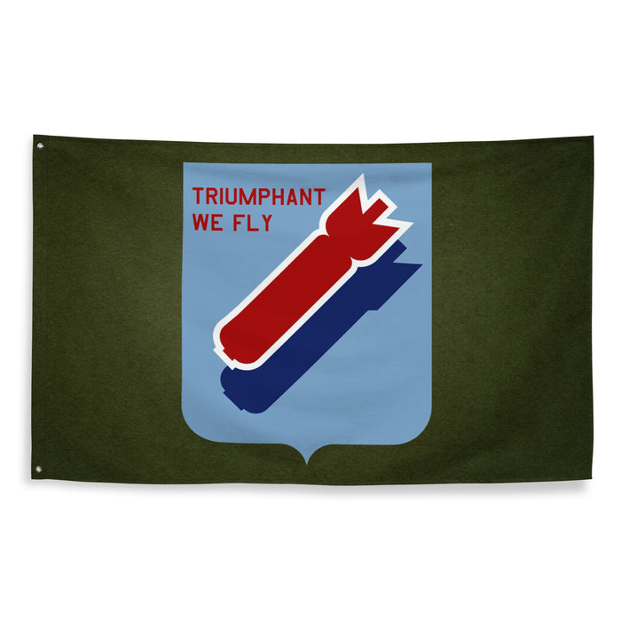 381st Bomb Group (Heavy) Military Green Flag Tactically Acquired   