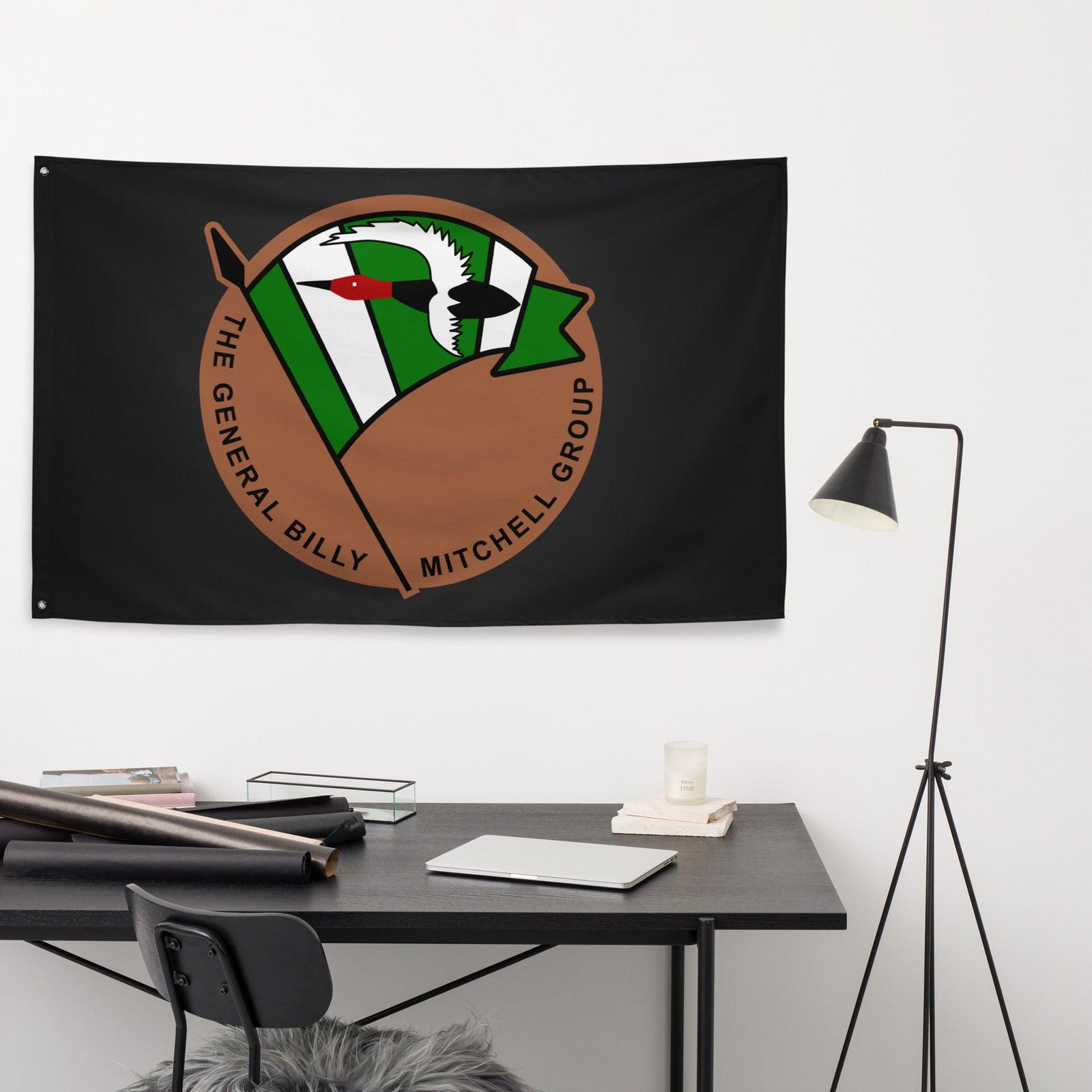 468th Bomb Group WW2 Black Flag Tactically Acquired   