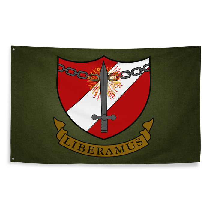 467th Bomb Group WW2 Military Green Flag Tactically Acquired   