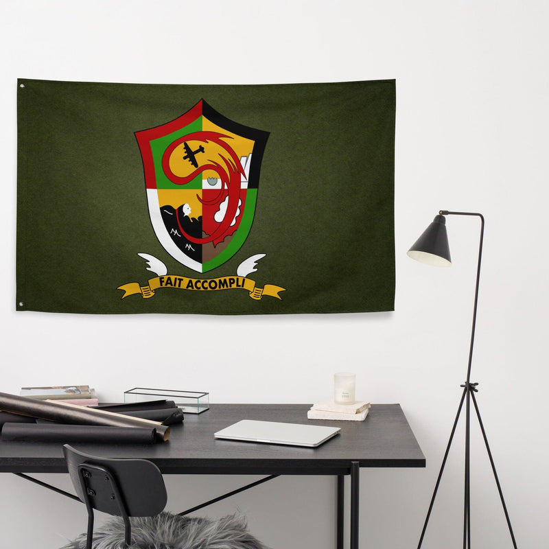 457th Bomb Group WW2 Military Green Flag