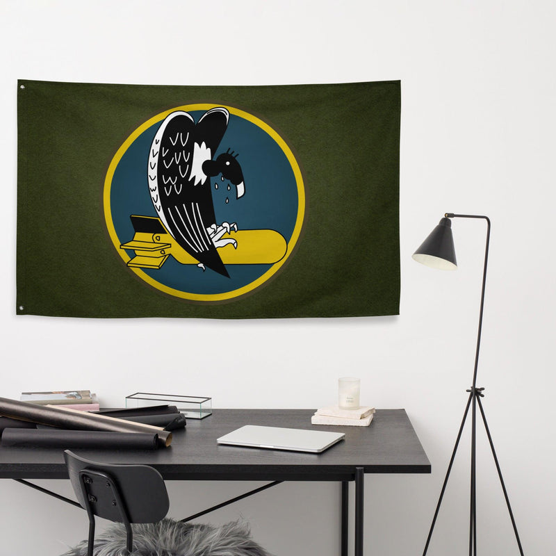 455th Bomb Group WW2 Military Green Flag