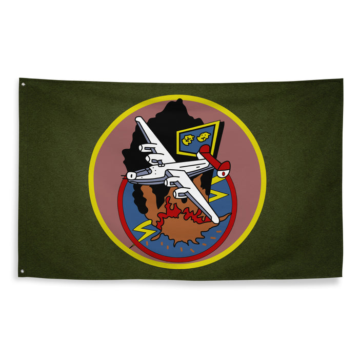 451st Bomb Group WW2 Military Green Flag Tactically Acquired   