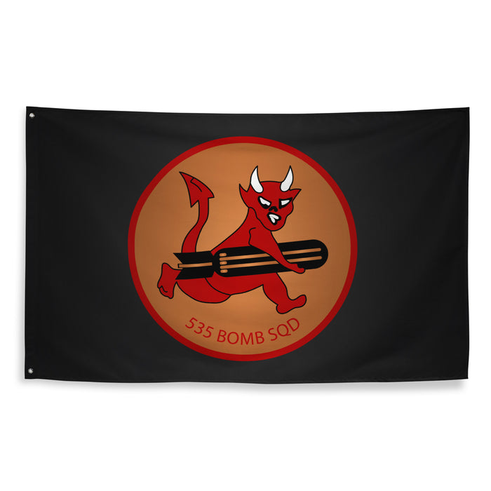 535th Bombardment Squadron WW2 Black Flag Tactically Acquired   