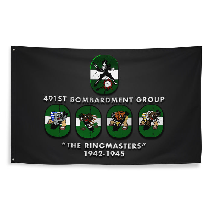 491st Bomb Group "Ringmasters" Legacy Black Flag Tactically Acquired   