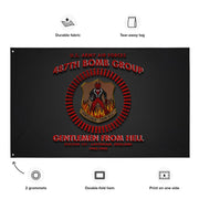 487th Bomb Group WW2 Legacy Black Flag Tactically Acquired   