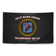 381st Bomb Group WW2 Legacy Black Flag Tactically Acquired   