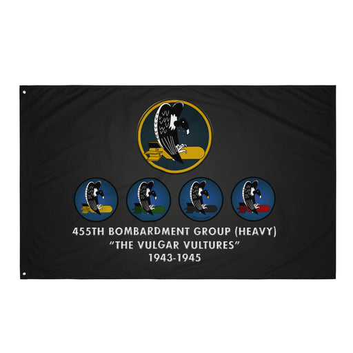 455th Bomb Group WW2 Squadron Legacy Black Flag Tactically Acquired Default Title  