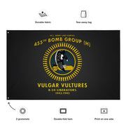 455th Bomb Group WW2 Legacy Black Flag Tactically Acquired   