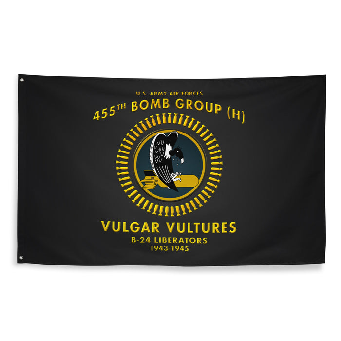 455th Bomb Group WW2 Legacy Black Flag Tactically Acquired   