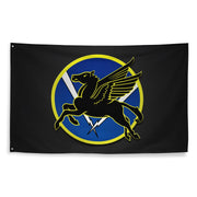 486th Fighter Squadron WW2 Black Flag Tactically Acquired   
