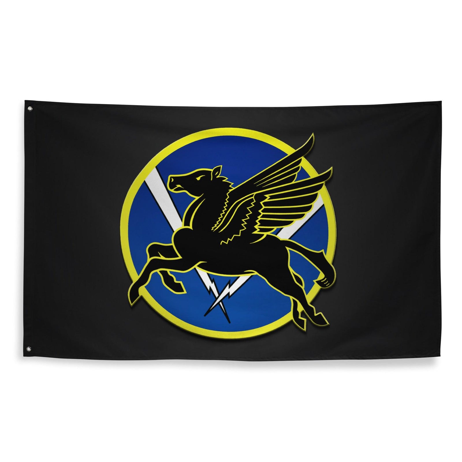 486th Fighter Squadron WW2 Black Flag Tactically Acquired   
