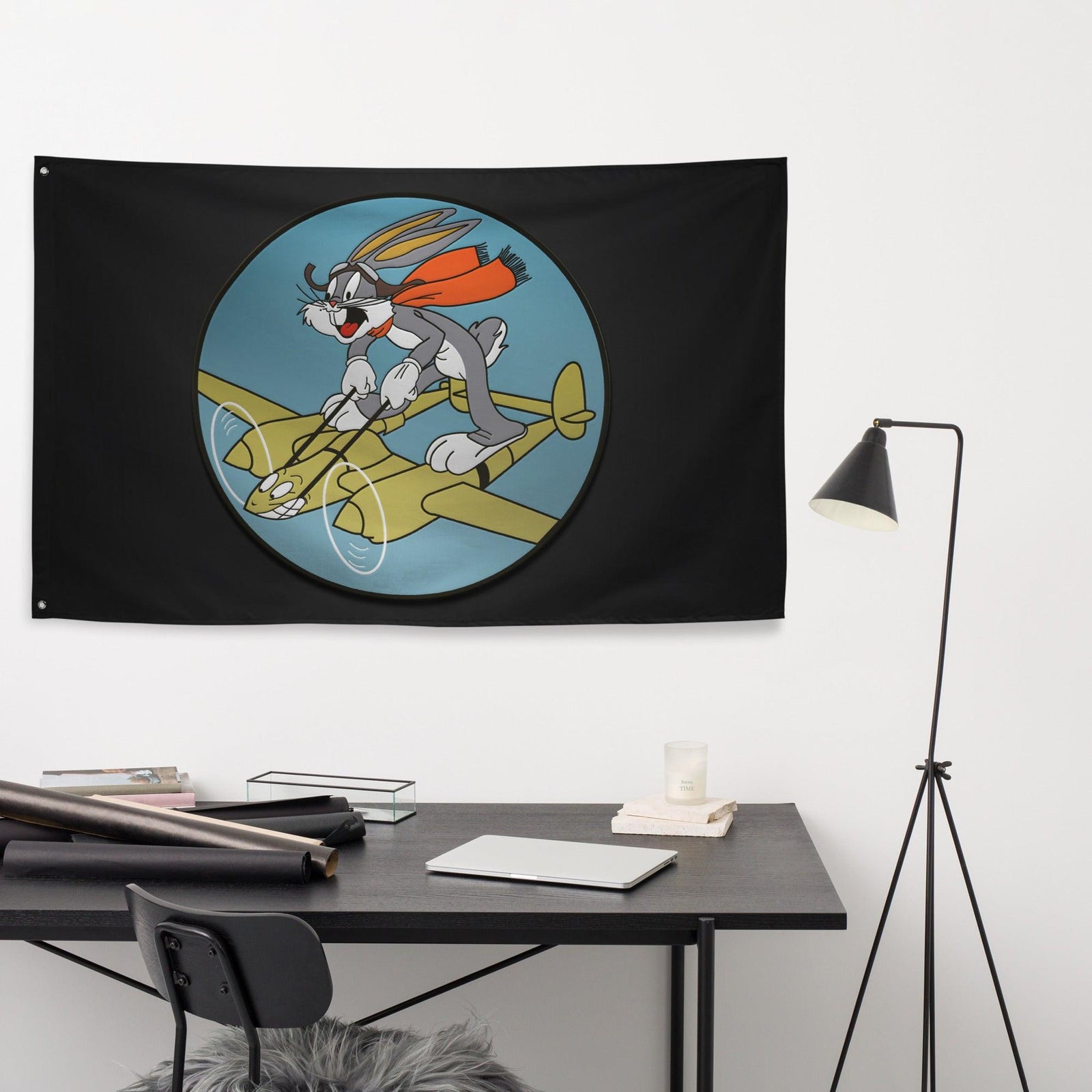435th Fighter Squadron WW2 Black Flag Tactically Acquired   