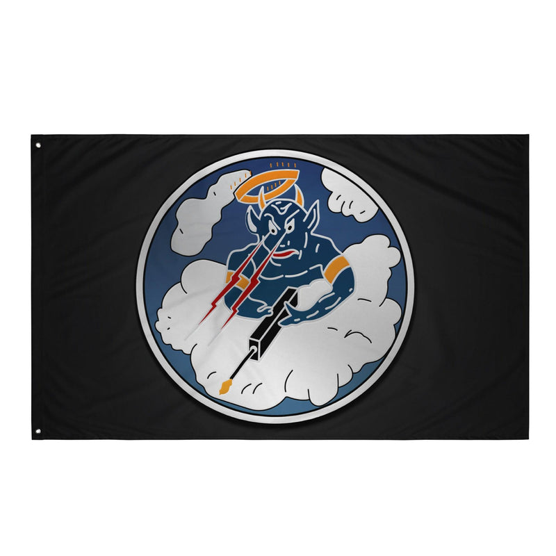 433rd Fighter Squadron WW2 Black Flag
