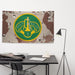 3d Cavalry Regiment SSI Chocolate-Chip Camo Wall Flag Tactically Acquired   