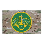 3d Cavalry Regiment SSI Multicam Camo Wall Flag Tactically Acquired Default Title  