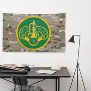 3d Cavalry Regiment SSI Multicam Camo Wall Flag Tactically Acquired   