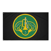 3d Cavalry Regiment SSI Black Wall Flag Tactically Acquired Default Title  