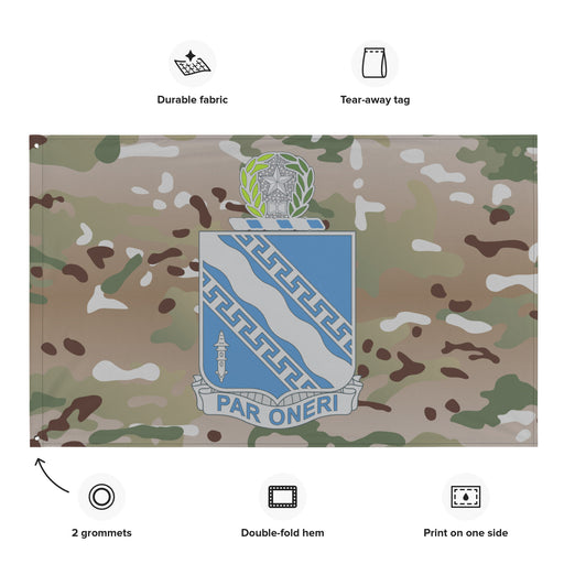 U.S. Army 144th Infantry Regiment Multicam Flag Tactically Acquired   