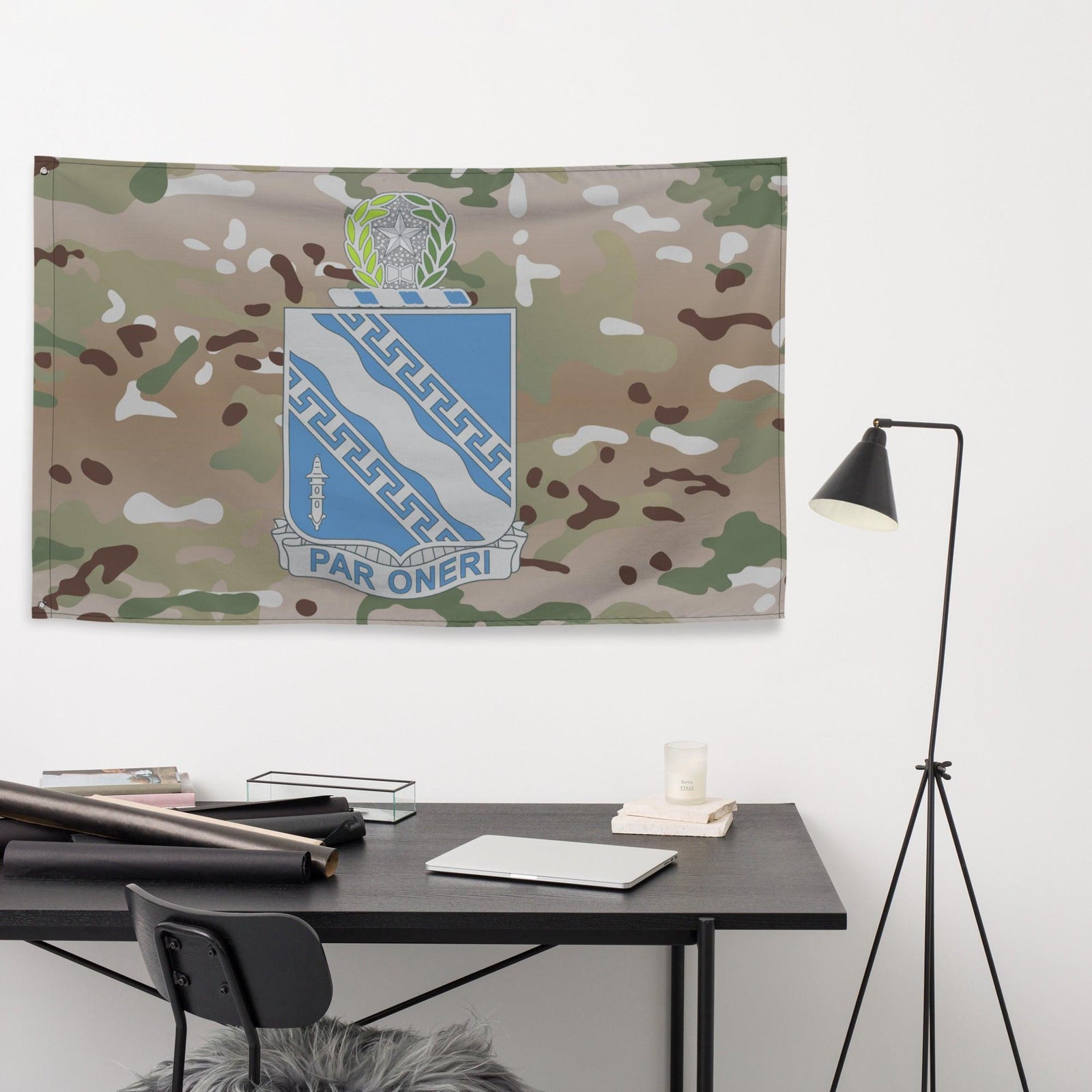 U.S. Army 144th Infantry Regiment Multicam Flag Tactically Acquired   