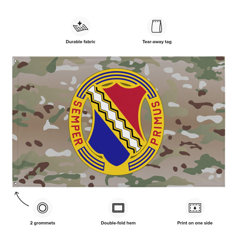 U.S. Army 1st Infantry Regiment Multicam Flag