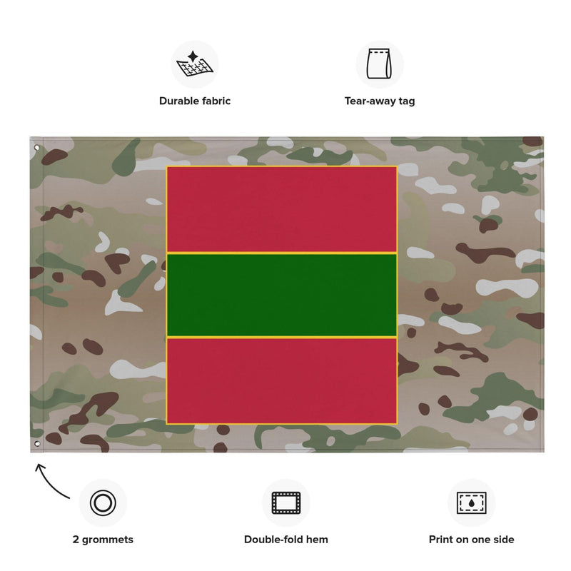 U.S. Army 4th Infantry Regiment Multicam Flag