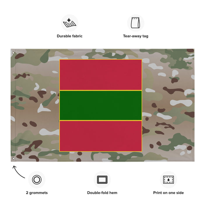 U.S. Army 4th Infantry Regiment Multicam Flag Tactically Acquired   