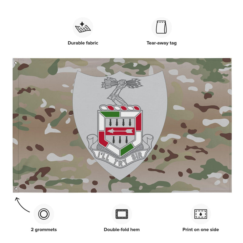 U.S. Army 5th Infantry Regiment Multicam Flag