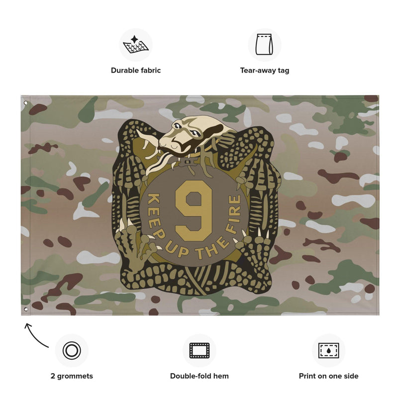 U.S. Army 9th Infantry Regiment Multicam Flag