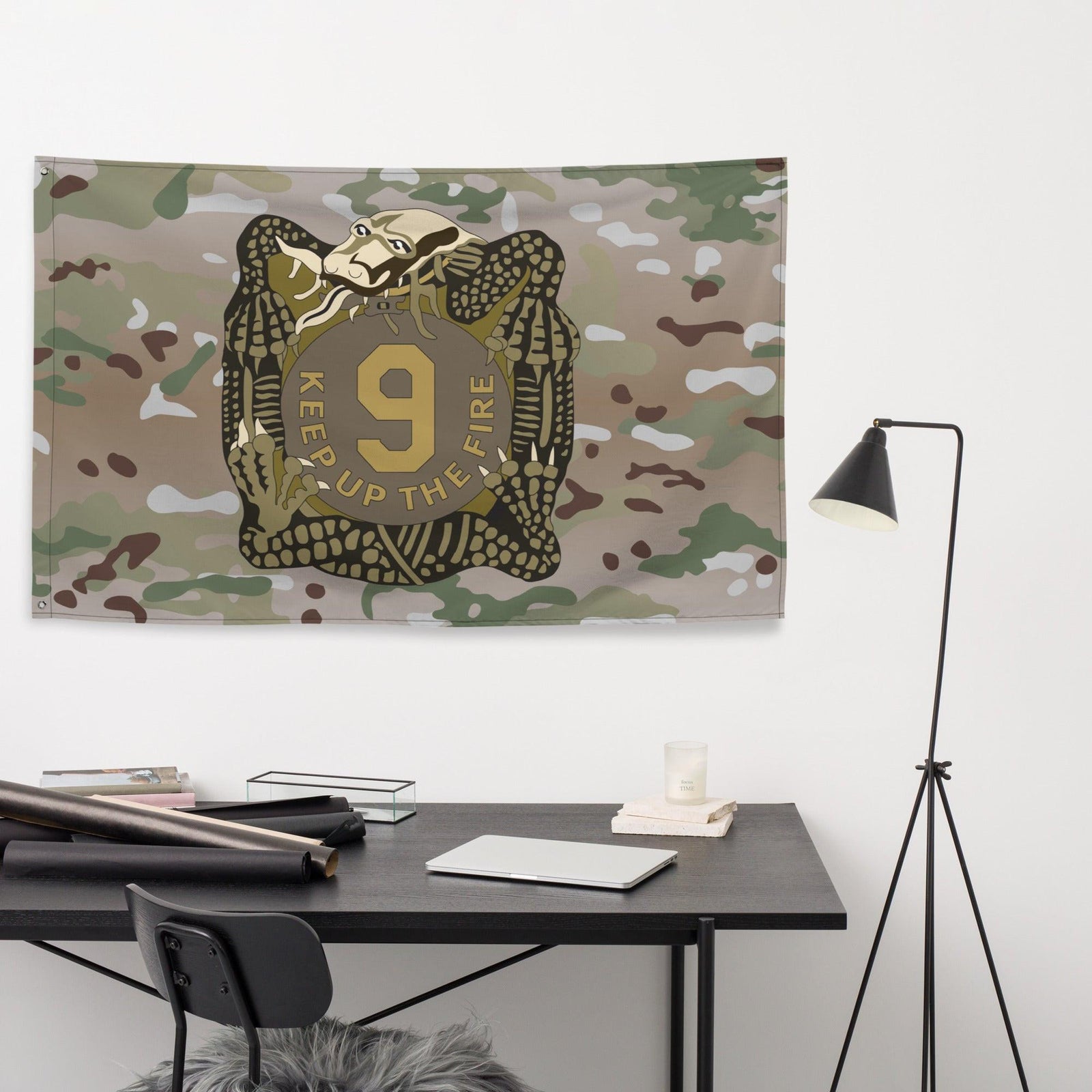 U.S. Army 9th Infantry Regiment Multicam Flag Tactically Acquired   