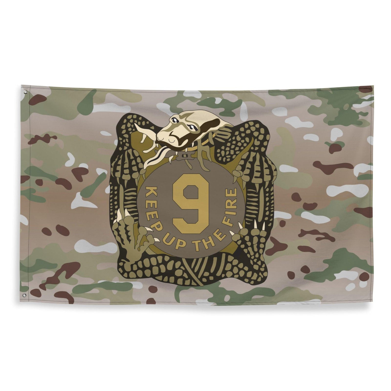 U.S. Army 9th Infantry Regiment Multicam Flag Tactically Acquired   
