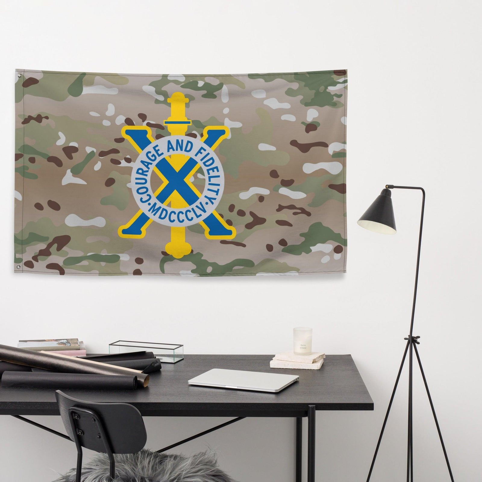 U.S. Army 10th Infantry Regiment Multicam Flag Tactically Acquired   