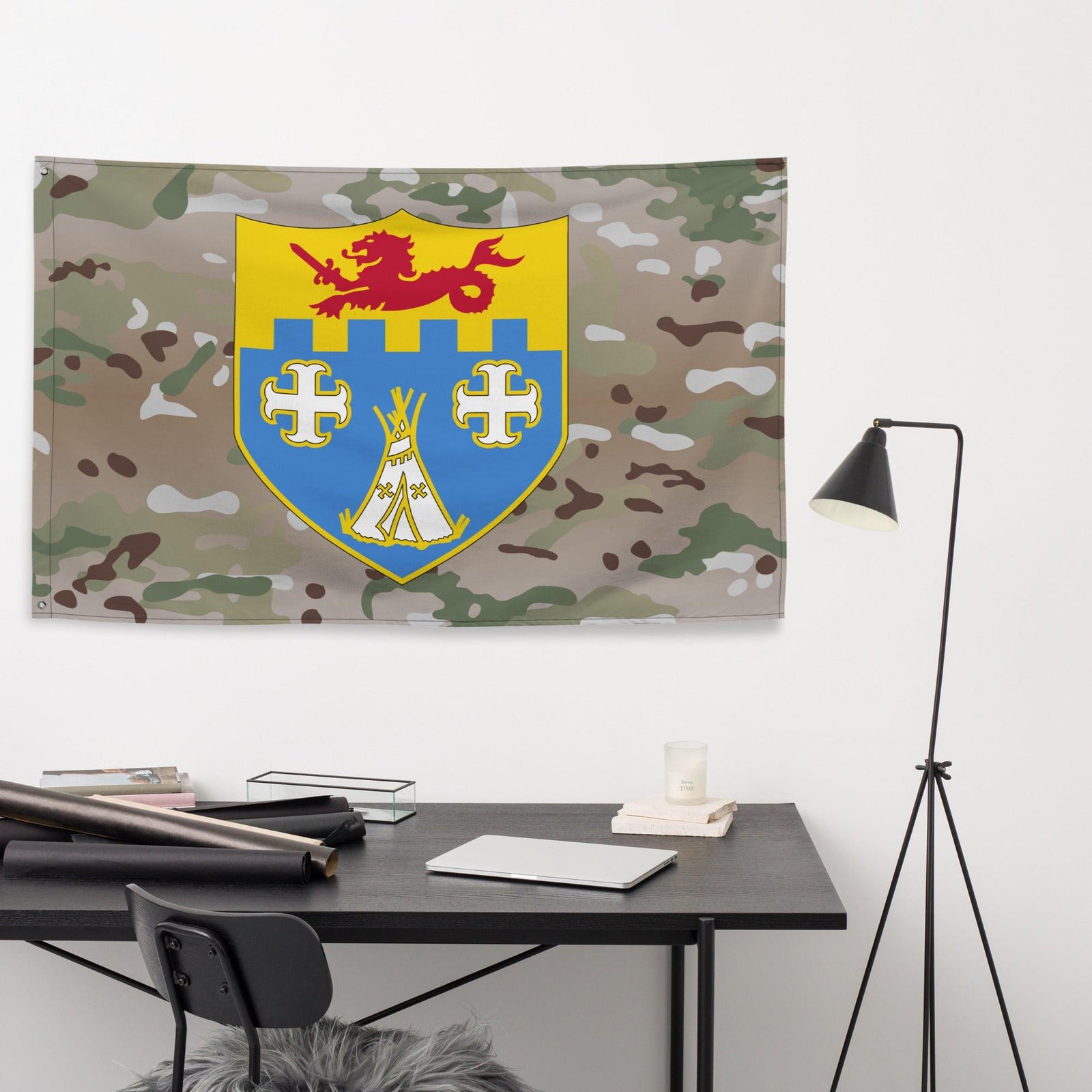 U.S. Army 12th Infantry Regiment Multicam Flag Tactically Acquired   