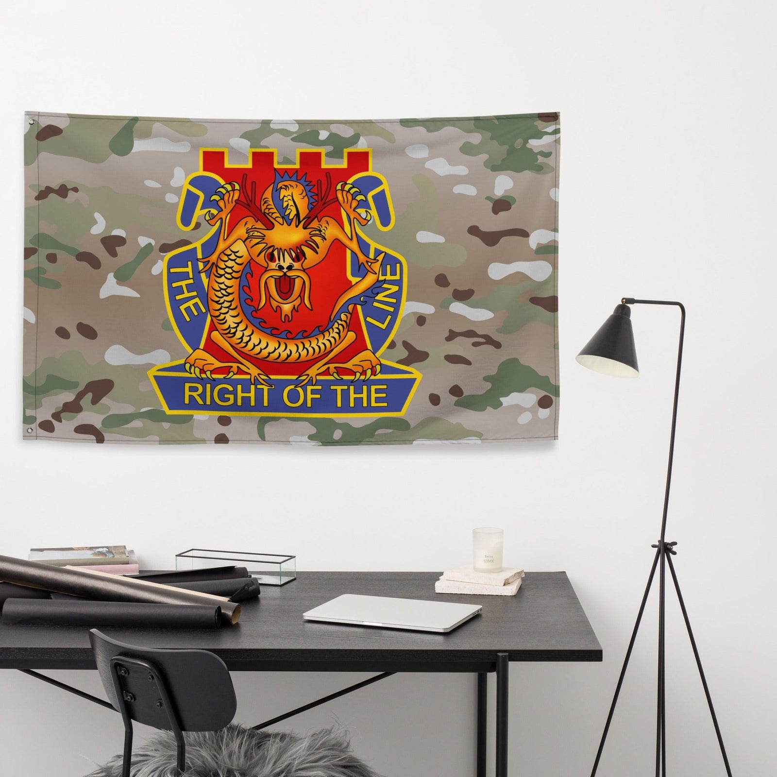U.S. Army 14th Infantry Regiment Multicam Flag Tactically Acquired   
