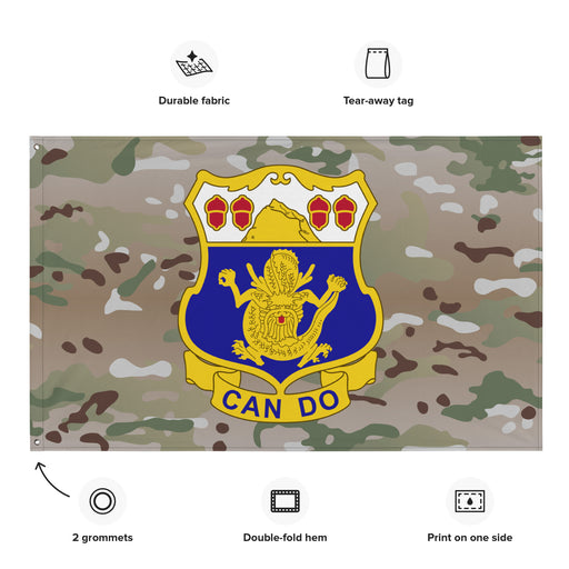 U.S. Army 15th Infantry Regiment Multicam Flag Tactically Acquired   