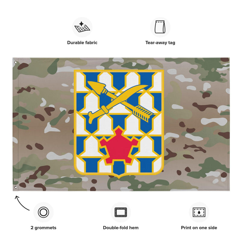 U.S. Army 16th Infantry Regiment Multicam Flag